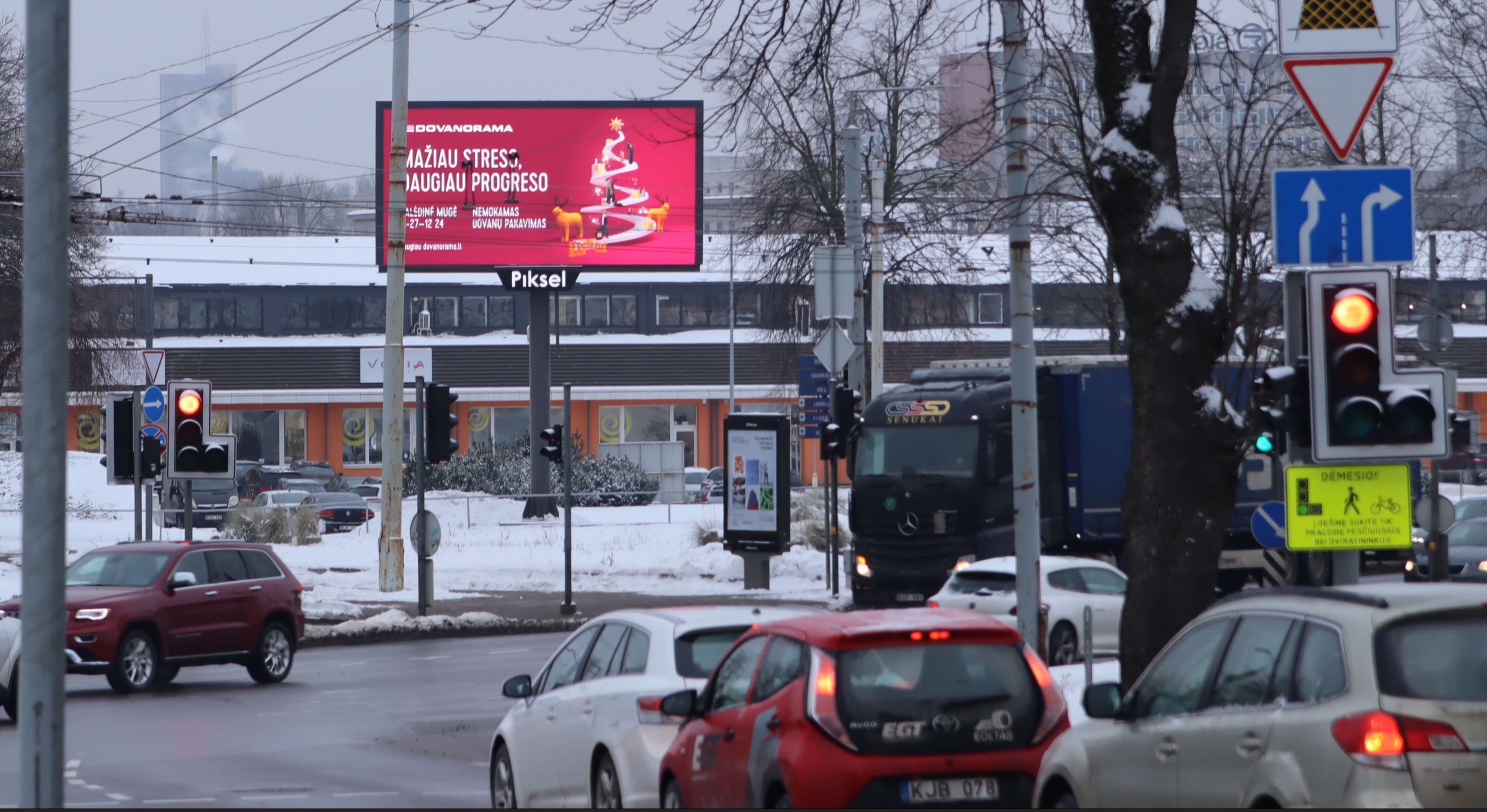 Kareivių Piksel ekranas